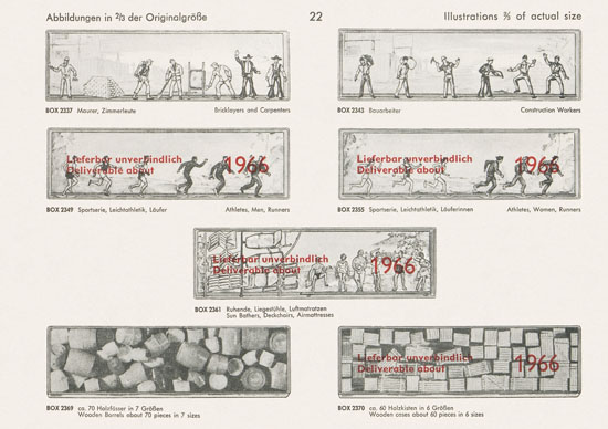 Walter Merten H0 TT und N Figuren Katalog 1965