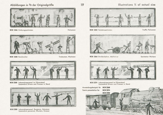 Walter Merten H0 TT und N Figuren Katalog 1966