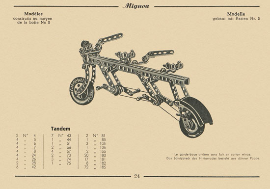 Gebr. Staiger Mignon Anleitungsbuch 1950