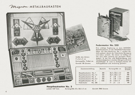 Gebr. Staiger Mignon Katalog 1950