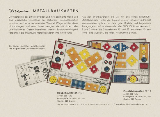 Gebr. Staiger Mignon Katalog 1952