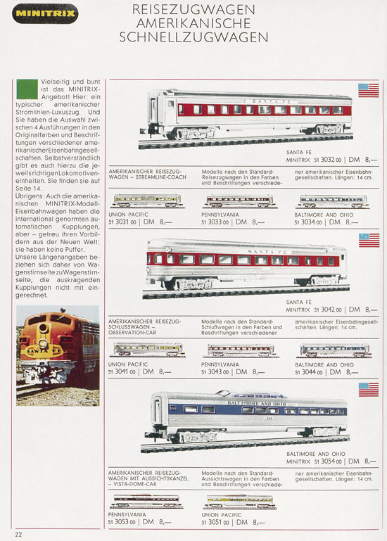 Minitrix Katalog 1970-1971