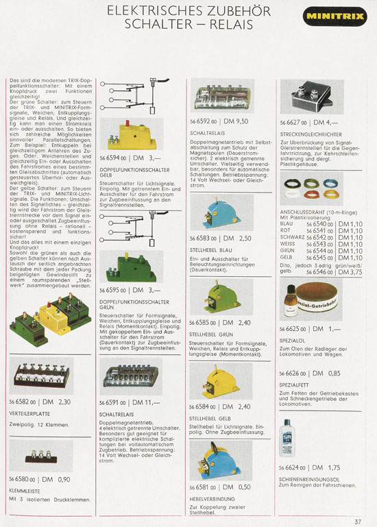 Minitrix Katalog 1970-1971