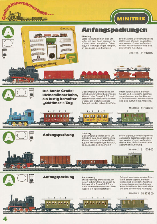 Minitrix Katalog 1974-1975