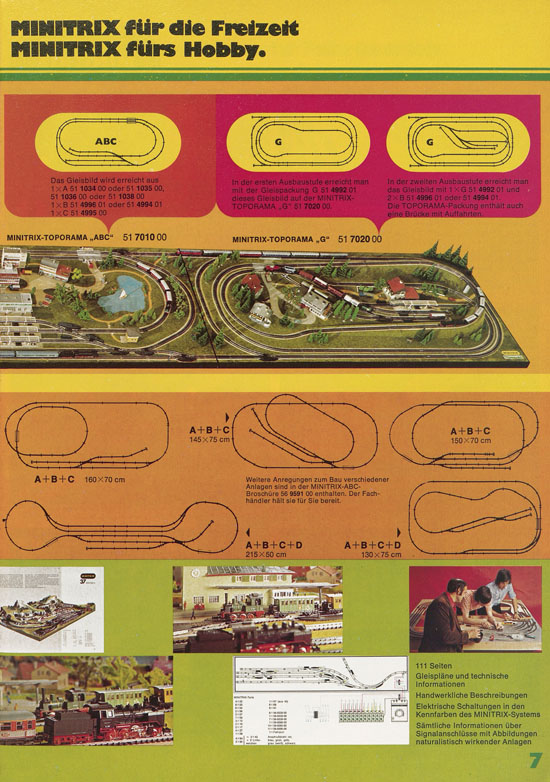 Minitrix Katalog 1974-1975