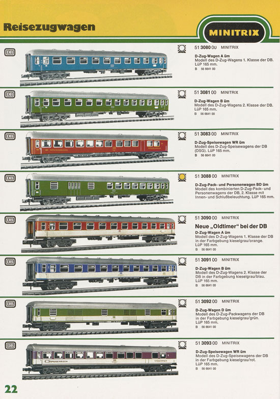 Minitrix Katalog 1974-1975