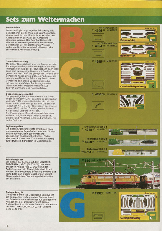 Minitrix Katalog 1975-1976