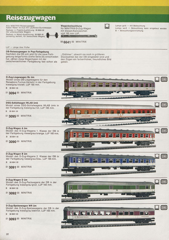 Minitrix Katalog 1975-1976