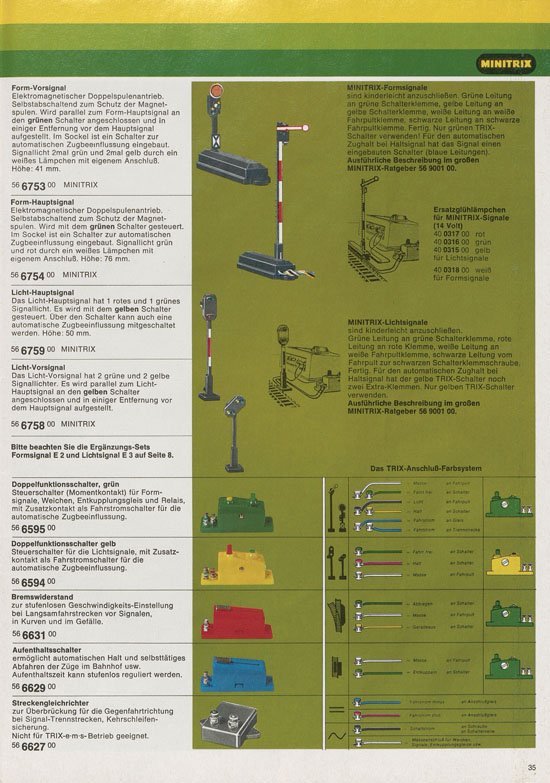 Minitrix Katalog 1975-1976