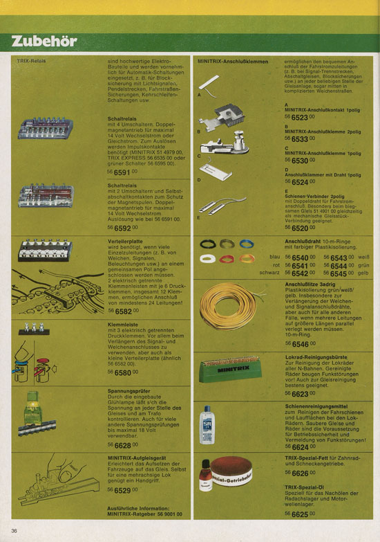 Minitrix Katalog 1975-1976