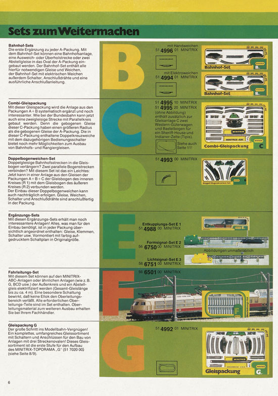 Minitrix Katalog 1978-1979