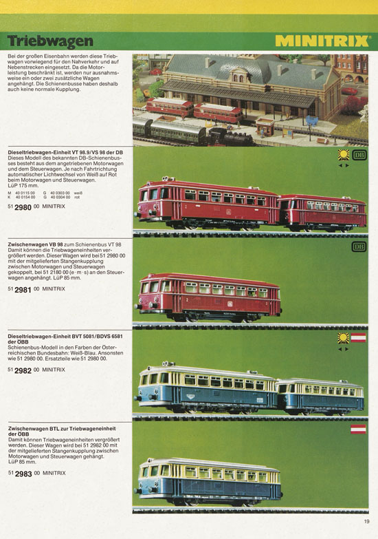 Minitrix Katalog 1978-1979