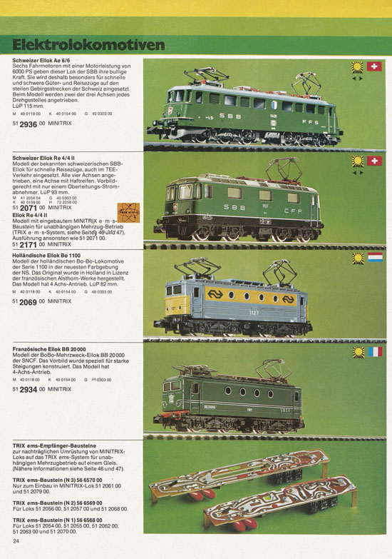 Minitrix Katalog 1978-1979