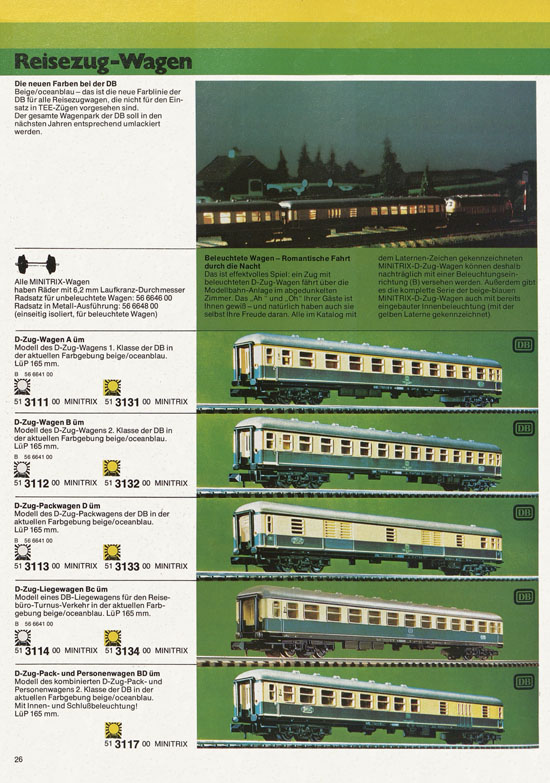 Minitrix Katalog 1978-1979