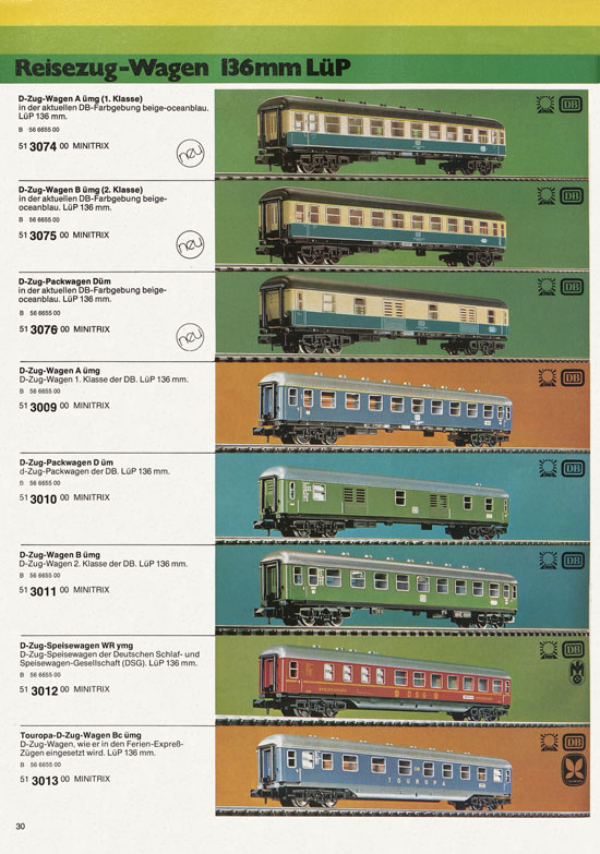 Minitrix Katalog 1978-1979