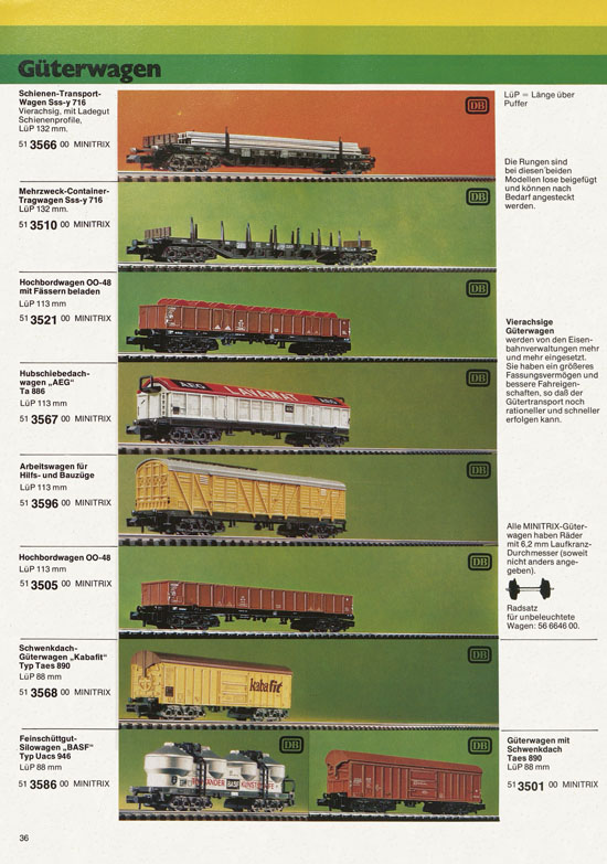 Minitrix Katalog 1978-1979