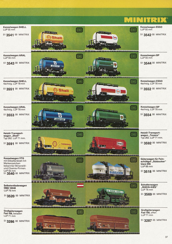 Minitrix Katalog 1978-1979