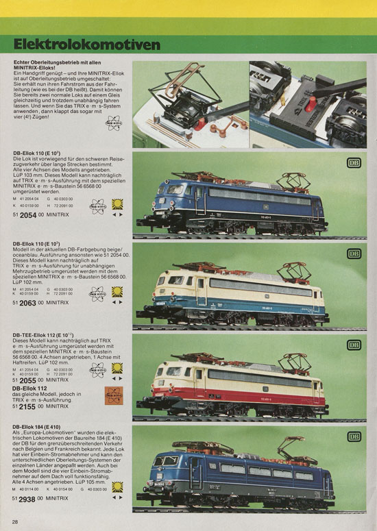 Minitrix Katalog 1979-1980