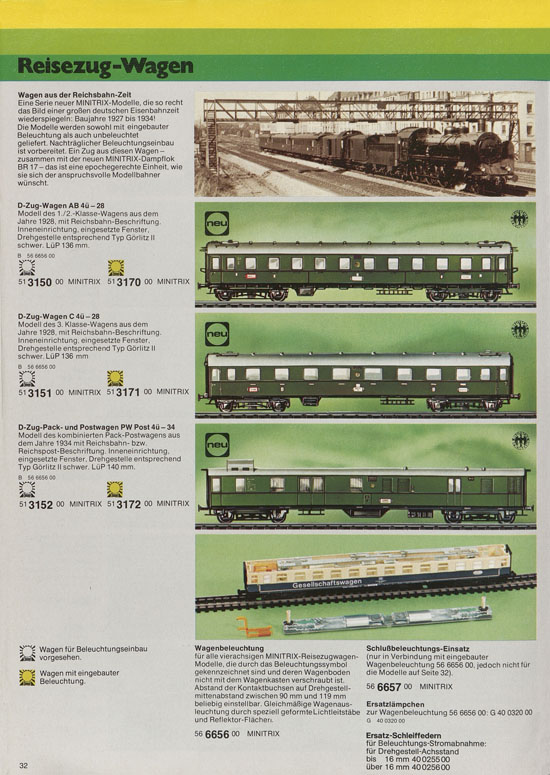 Minitrix Katalog 1979-1980