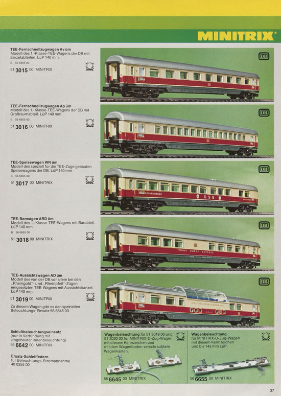 Minitrix Katalog 1979-1980