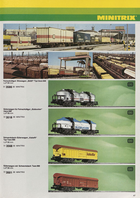 Minitrix Katalog 1979-1980