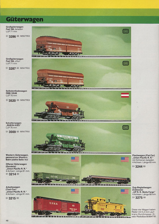 Minitrix Katalog 1979-1980