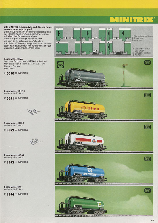 Minitrix Katalog 1979-1980