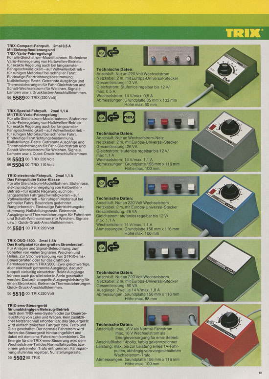 Minitrix Katalog 1979-1980