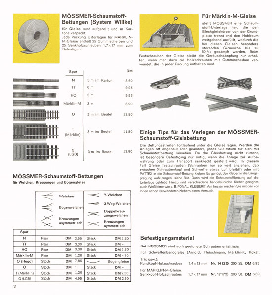 Mössmer Katalog 1975