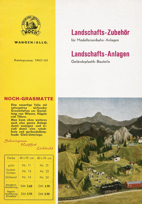 Seite 1 Noch Landschaftszubehör und Anlagen 1962