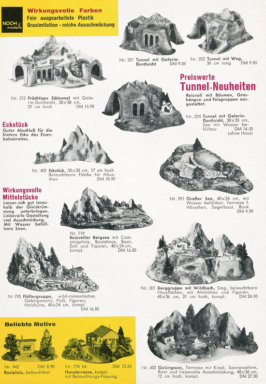 Noch Landschaftszubehör und Anlagen 1962