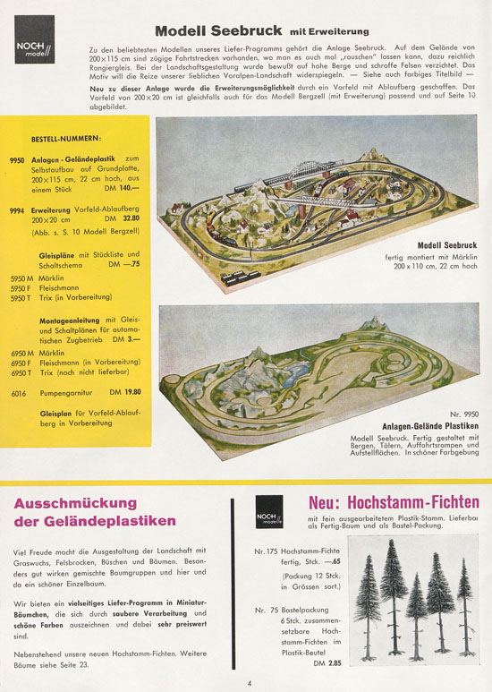 Seite 4 NOCH Katalog 1964