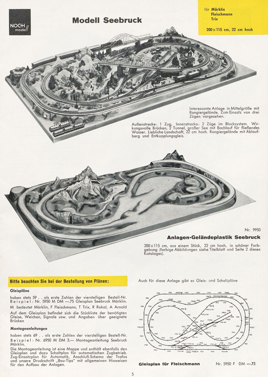 Seite 5 NOCH Katalog 1964