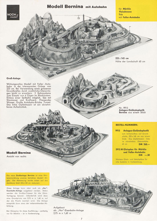 Seite 7 NOCH Katalog 1964