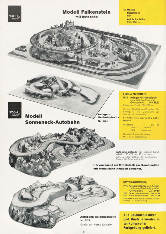 Seite 8 NOCH Katalog 1964