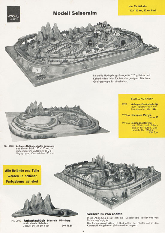 Seite 9 NOCH Katalog 1964