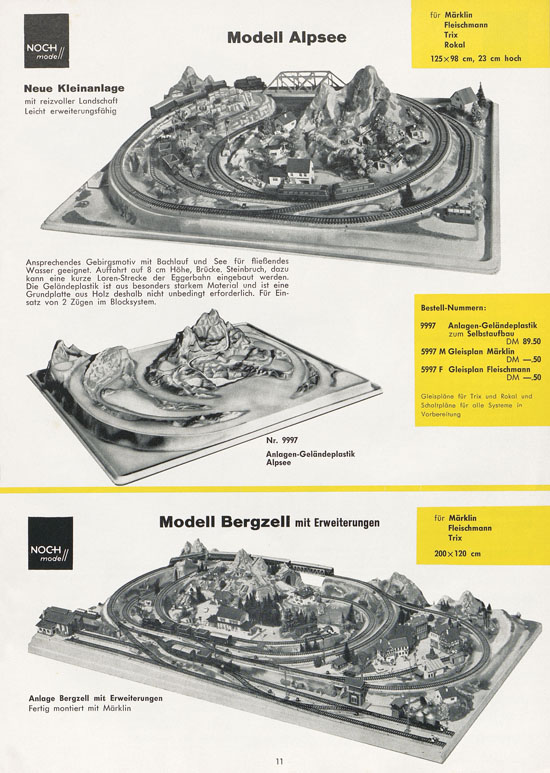 Seite 11 NOCH Katalog 1964
