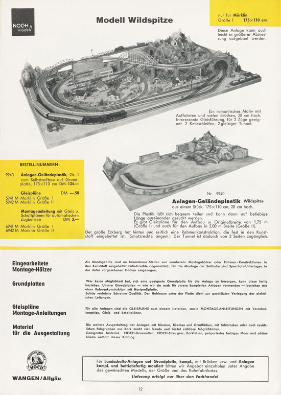 Seite 12 NOCH Katalog 1964