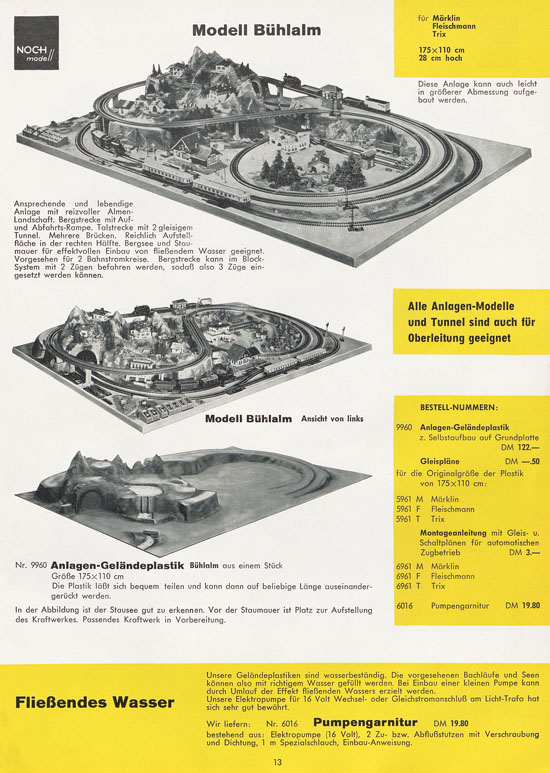Seite 13 NOCH Katalog 1964