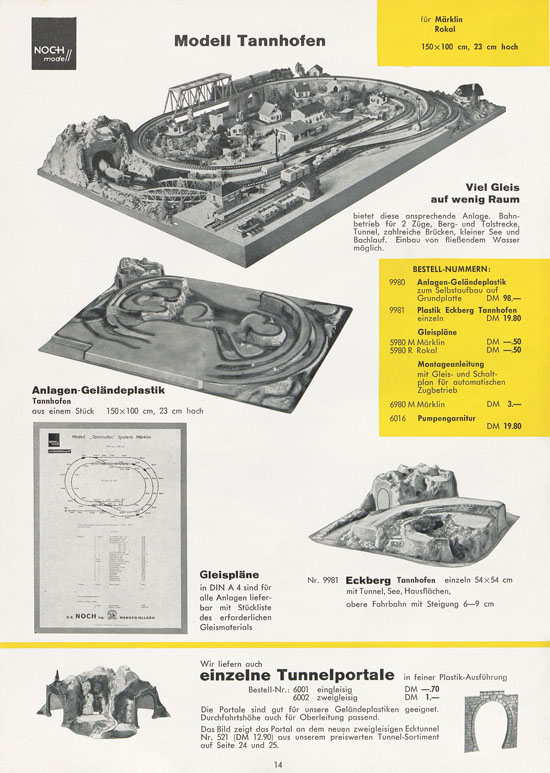 Seite 14 NOCH Katalog 1964