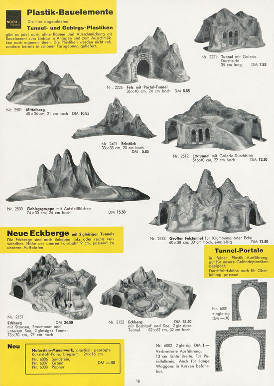 Seite 18 NOCH Katalog 1964