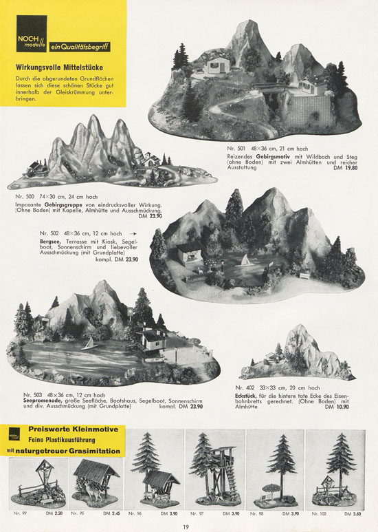 Seite 19 NOCH Katalog 1964