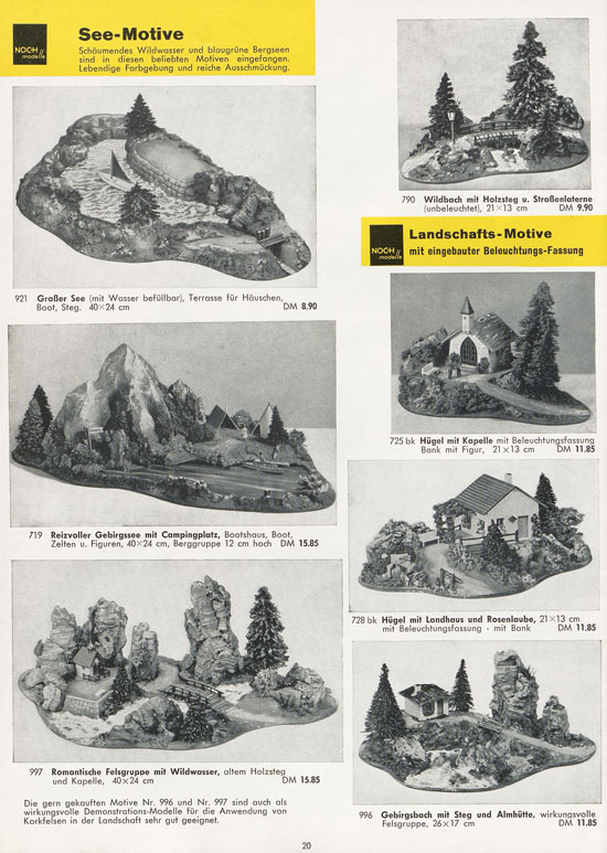 Seite 20 NOCH Katalog 1964