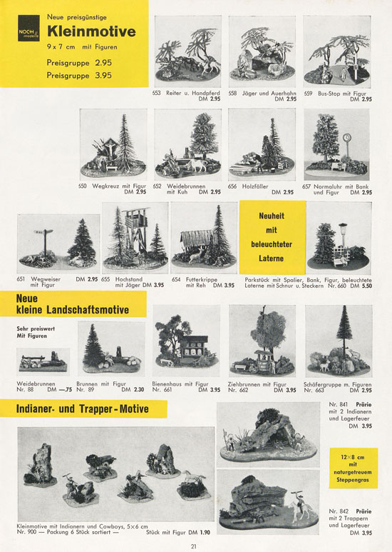 Seite 21 NOCH Katalog 1964