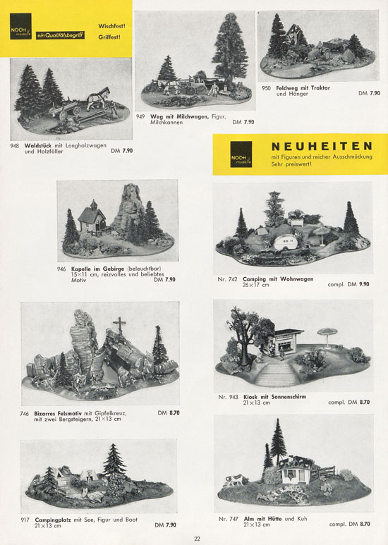 Seite 22 NOCH Katalog 1964