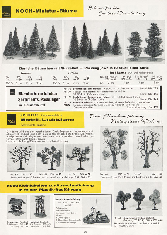 Seite 23 NOCH Katalog 1964