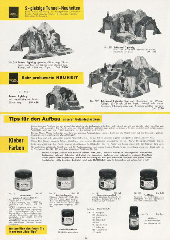 Seite 24 NOCH Katalog 1964