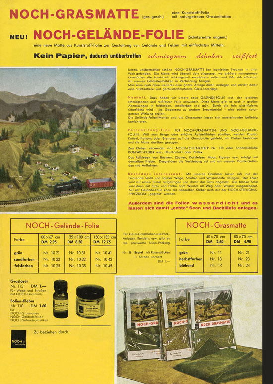 Seite 26 NOCH Katalog 1964