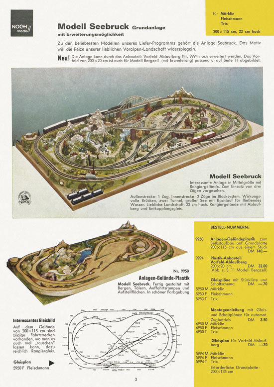 Seite 3 NOCH Katalog 1965-1966