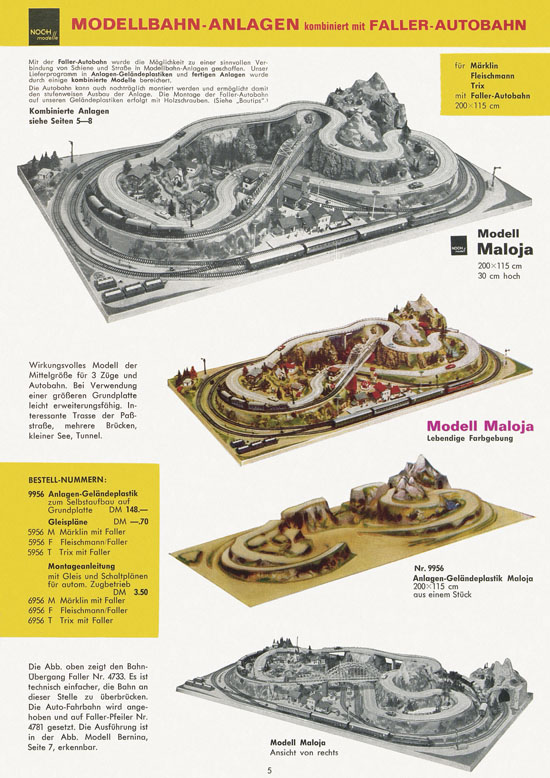 Seite 5 NOCH Katalog 1965-1966